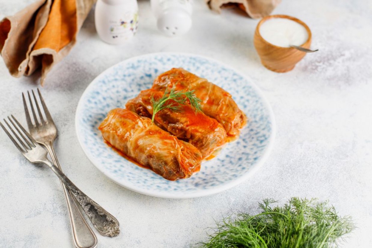 Голубцы с картошкой