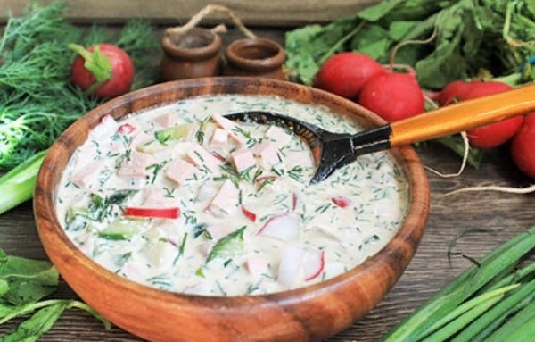 Класична окрошка на квас