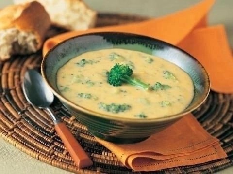 Сырный суп с брокколи