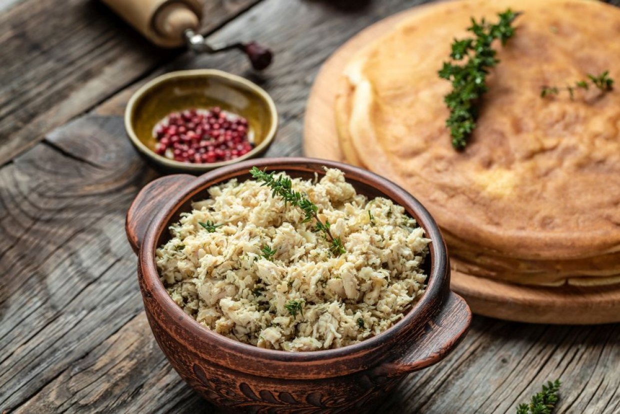 Куряча начинка для млинців
