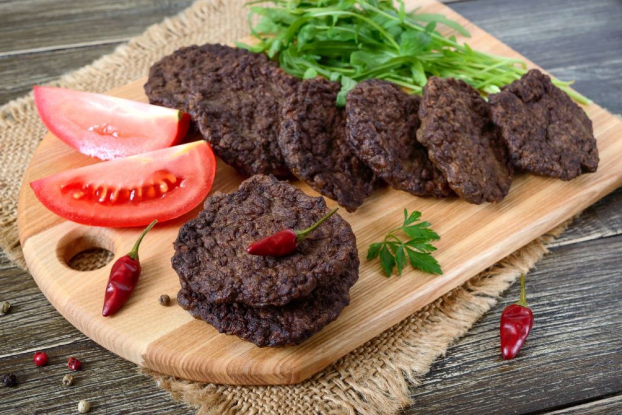 Оладки з печінки лося