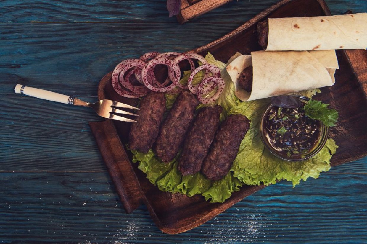 Люля-кебаб із баранини на сковороді