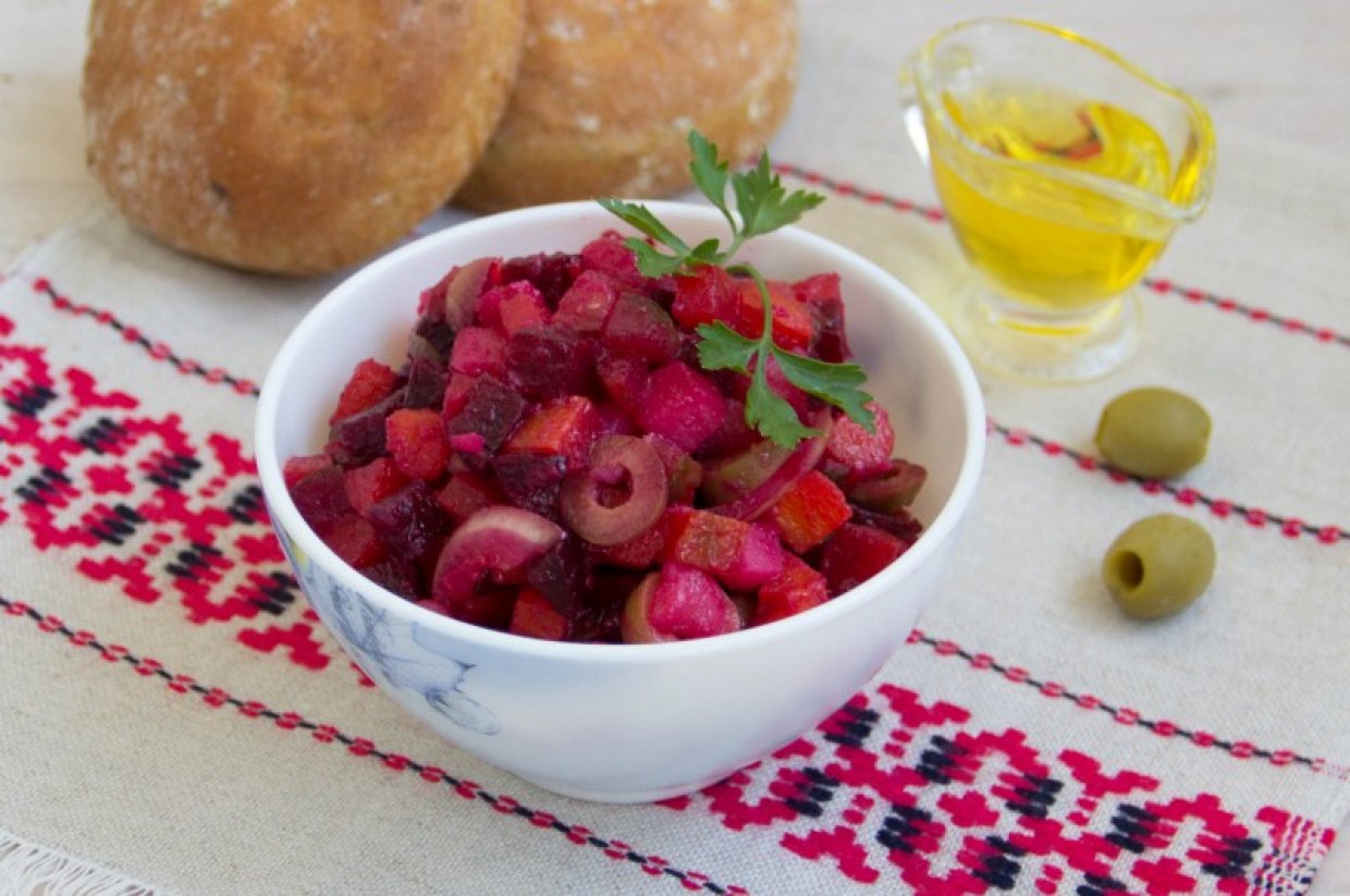 Вінегрет з оливками
