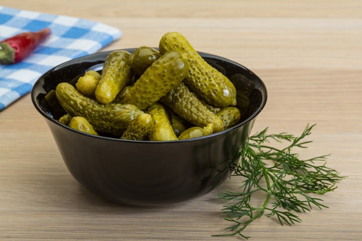 Мариновані огірки без хрону