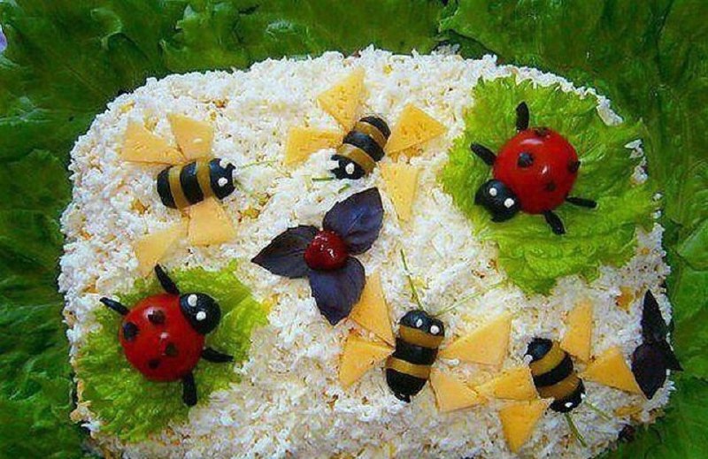 Салат з крабовими паличками 