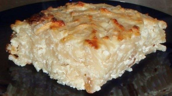 Запеканка из макарон и творога в мультиварке