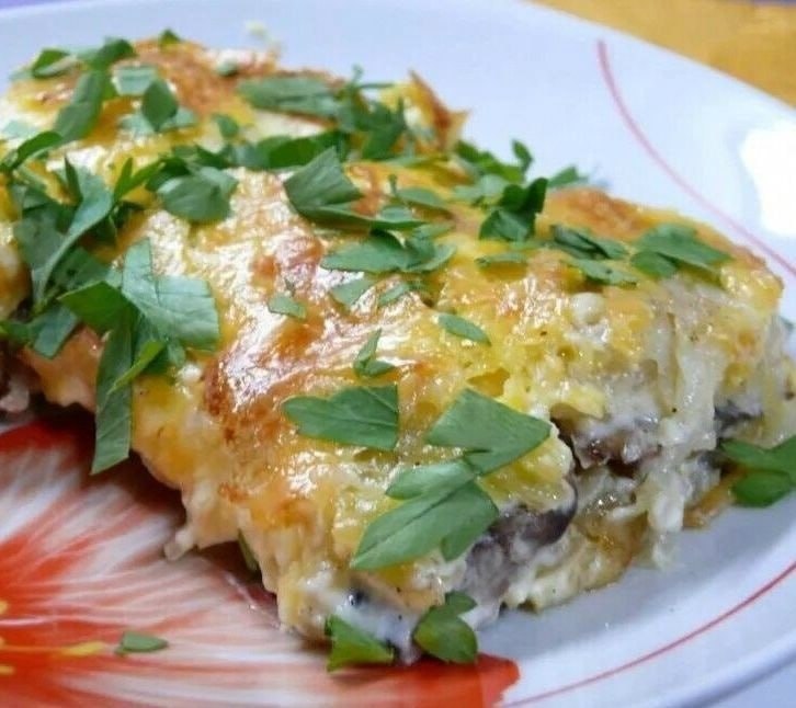 Рибна запіканка з консервованої сайри