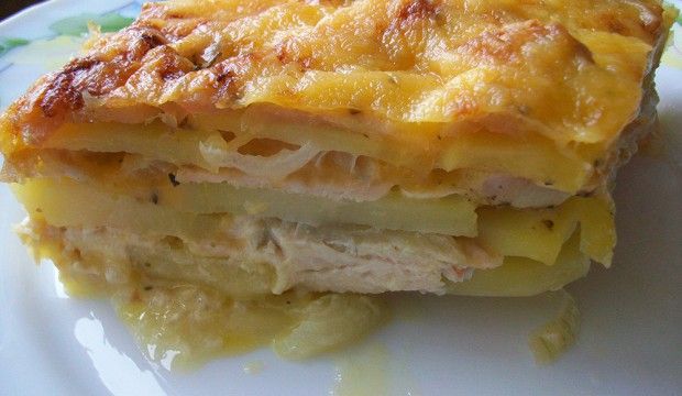 Запіканка з куркою та сиром