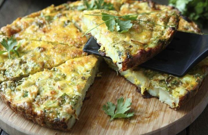 Омлет с кабачком и сыром